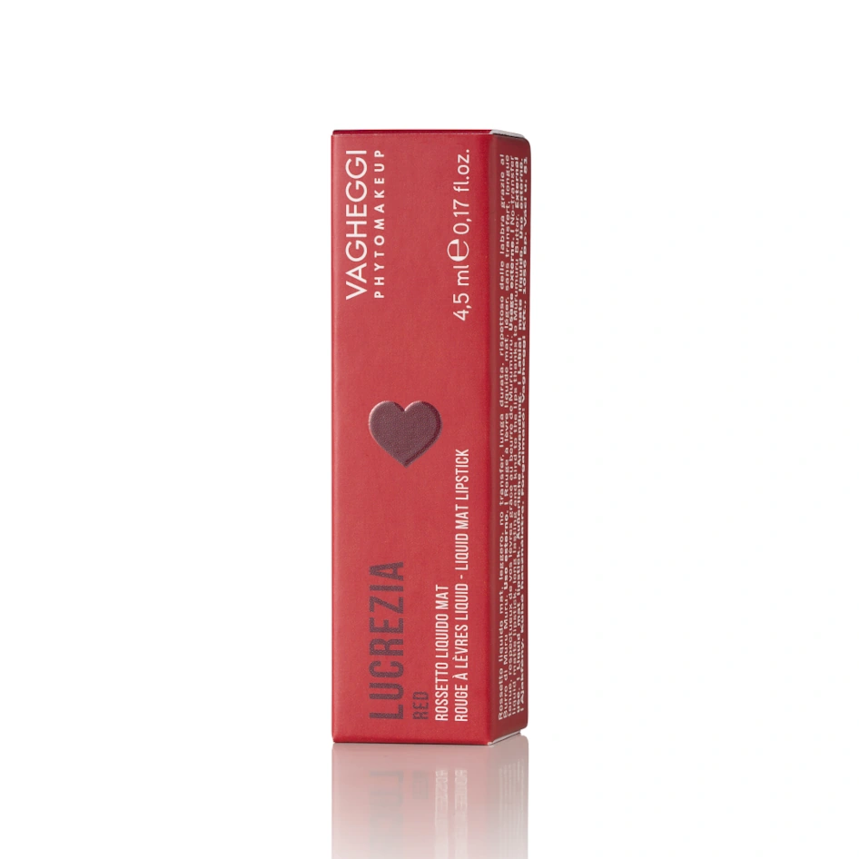 MUA14170 LUCREZIA RED LIQUID MAT LIPSTICK CASE