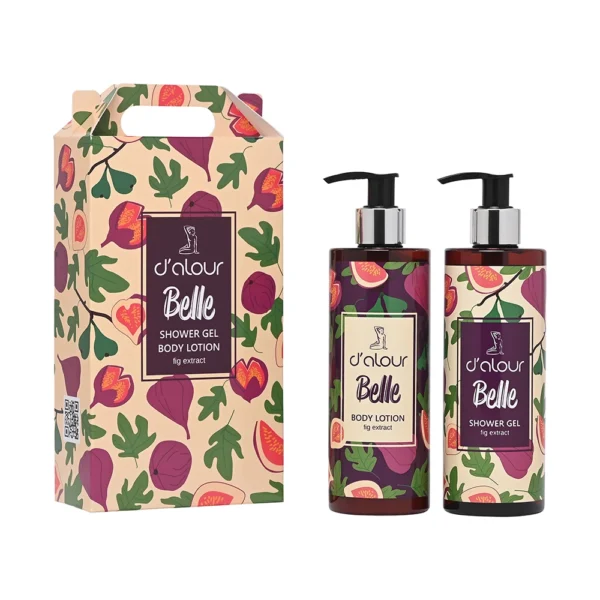 D'alour Belle Shower gel & body lotion set